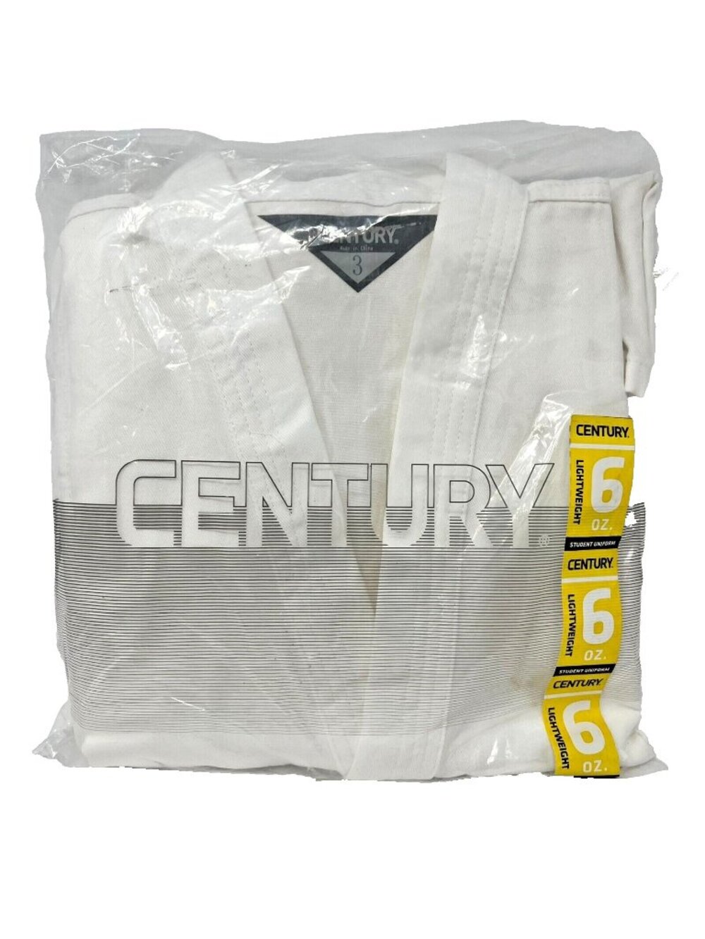 New Century White 6oz Lightweight Martial Arts Uniform Gi Size 6 Adult Small